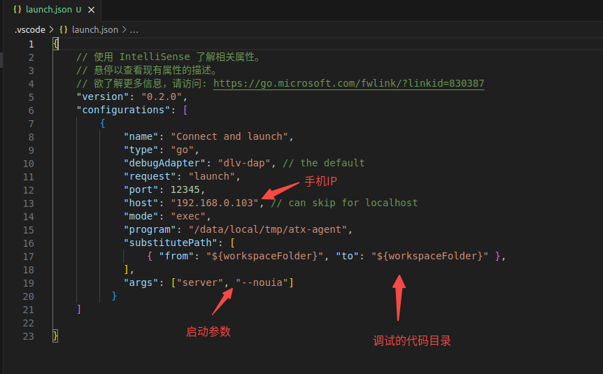 launch.json配置