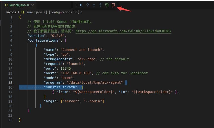 确认vscode debug状态