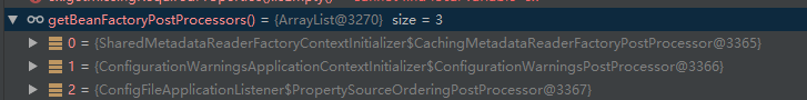getBeanFactoryPostProcessors返回集合.png
